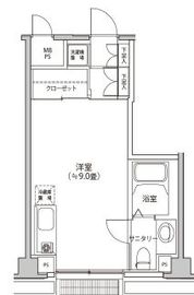 カスタリア都立大学 505 間取り図