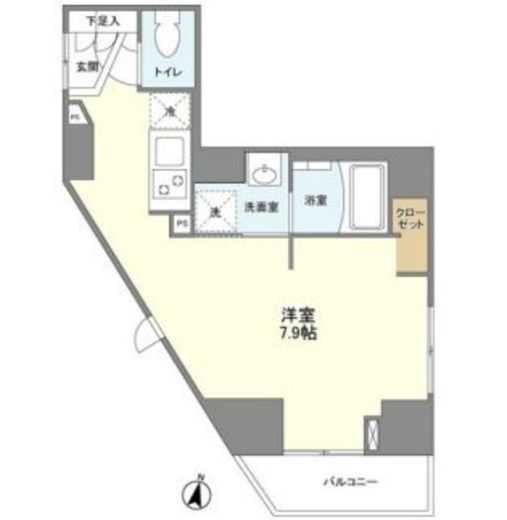 MAハイツ茗荷谷 203 間取り図