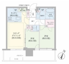 シティタワーズ東京ベイ 3階 間取り図