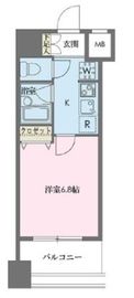 ドゥーエ新川 707 間取り図