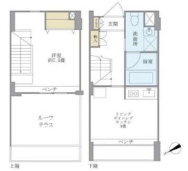 KDXレジデンス自由が丘 405 間取り図