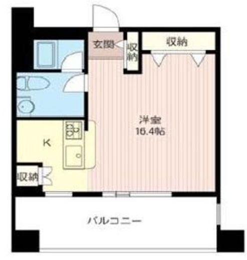 レジデンスシャルマン月島 515 間取り図