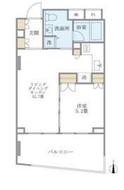 KDXレジデンス南麻布 805 間取り図