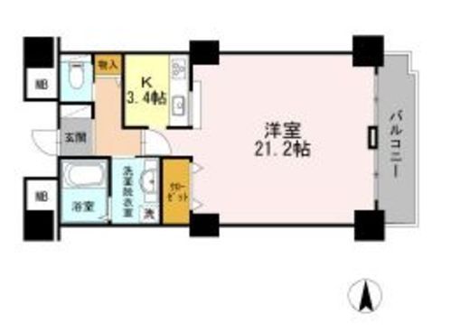 品川シーサイドビュータワー2 309 間取り図