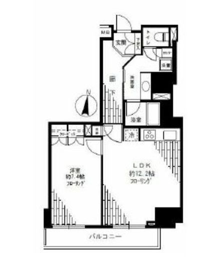 Feel A 渋谷 6階 間取り図