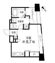 レニール本駒込 504 間取り図