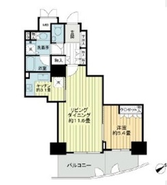 ゲートシティ大崎サウスパークタワー 4階 間取り図