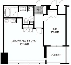 ラ・トゥール新宿 1127 間取り図