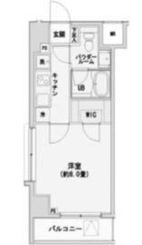 TM品川シティレジデンス 603 間取り図