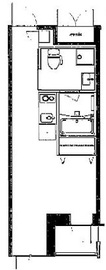 フラッツウッズ木場 1006 間取り図