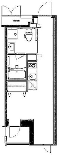 フラッツウッズ木場 1021 間取り図