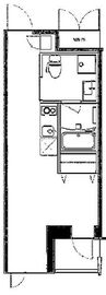 フラッツウッズ木場 1010 間取り図