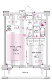 ガーラ大井町グランドステージ 4階 間取り図