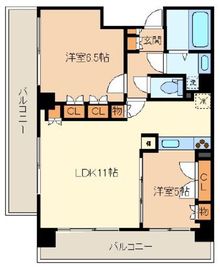 レジディア文京音羽 511 間取り図