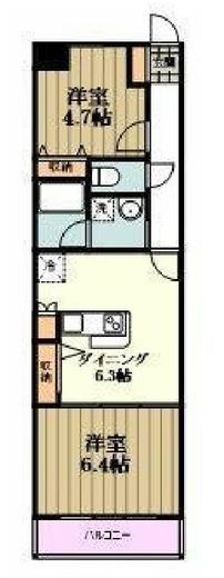 ロイヤルパークス荻窪 317 間取り図