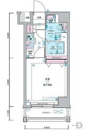 ジェノヴィア田町スカイガーデン 3階 間取り図