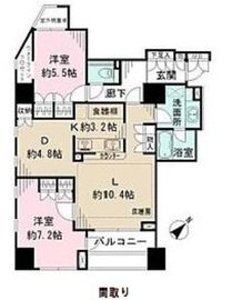 パークハウス本駒込 4階 間取り図