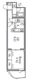 プラティーク大森山王 102 間取り図