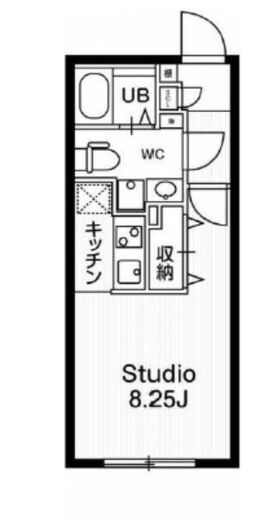 パセオ文京茗荷谷 104 間取り図