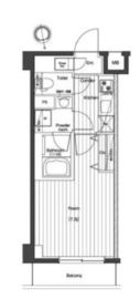 プレミアムキューブG北新宿 2階 間取り図