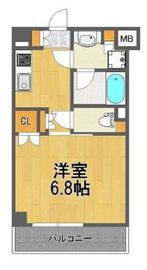 デュオステージ本郷 4階 間取り図