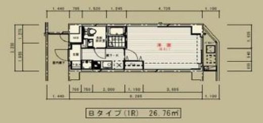 オーキッドレジデンス本駒込 303 間取り図