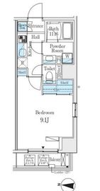 プライマル江東住吉 203 間取り図