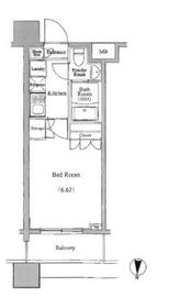 レジディア錦糸町 308 間取り図