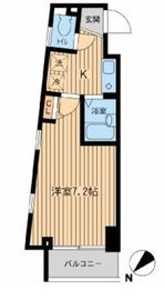 グランプレッソ河田町 401 間取り図