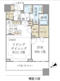 ブリリアタワーズ目黒 23階 間取り図