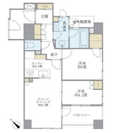 ブリリア武蔵小山id 7階 間取り図