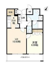 ラ・トゥール新宿 1112 間取り図