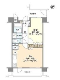 東急ドエルアルス恵比寿イスト 3階 間取り図