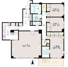 大山パークヒルズ 102 間取り図