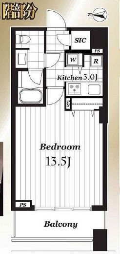 コンシェリア西新宿タワーズウエスト 11階 間取り図