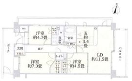 グラン・クロワージュ御殿山 6階 間取り図