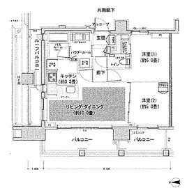 シティテラス代々木公園 11階 間取り図