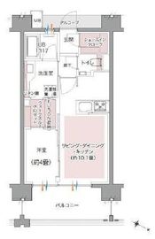 オークプレイス目黒リバーテラス 9階 間取り図