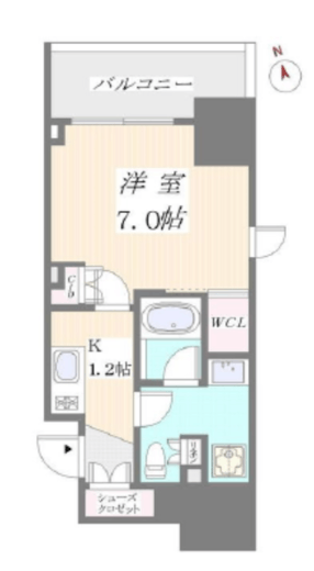リビオレゾン新橋nex 1003 間取り図