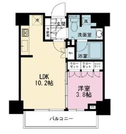 インプレストコア代官山 8階 間取り図