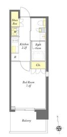 プライムメゾン早稲田通り 302 間取り図