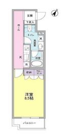 ヴィセオ幡ヶ谷 201 間取り図