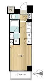 リビオ四谷 2階 間取り図