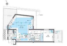 ZOOM広尾 1階 間取り図