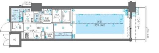 ZOOM広尾 2階 間取り図