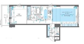 ZOOM広尾 2階 間取り図