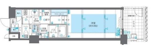 ZOOM広尾 1階 間取り図