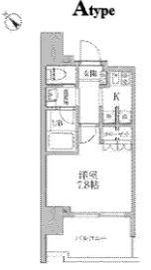 レジディア文京本郷3 501 間取り図