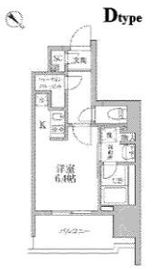 レジディア文京本郷3 505 間取り図