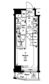 アクサス西新宿アジールコート 5階 間取り図